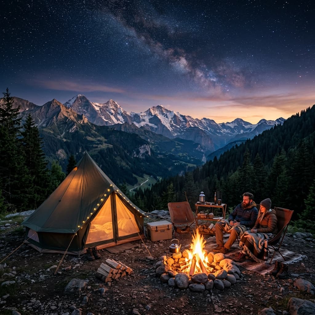 Camping and Hiking